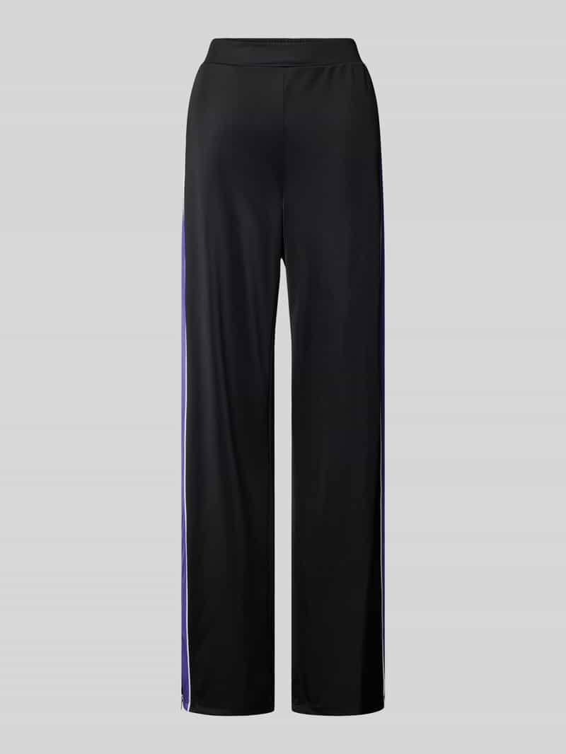 Regular fit broek met wijde pijpen, model 'FELICIA'