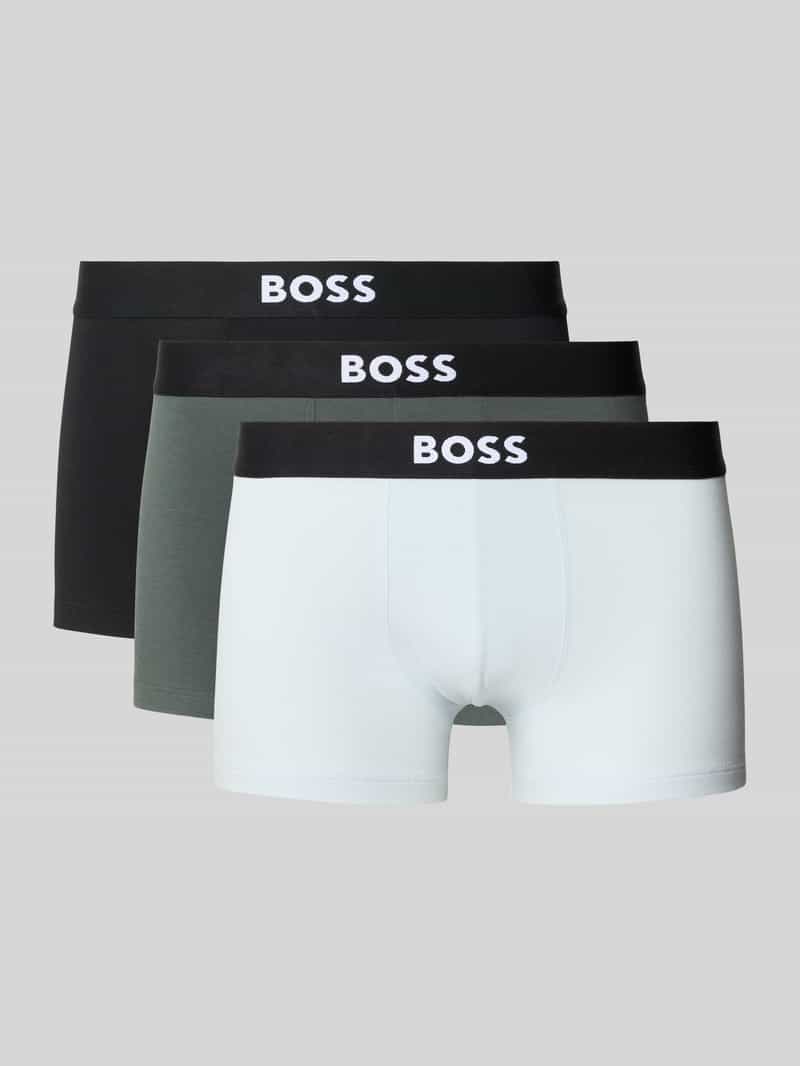 Boss Boxershort van katoenmix in set van 3