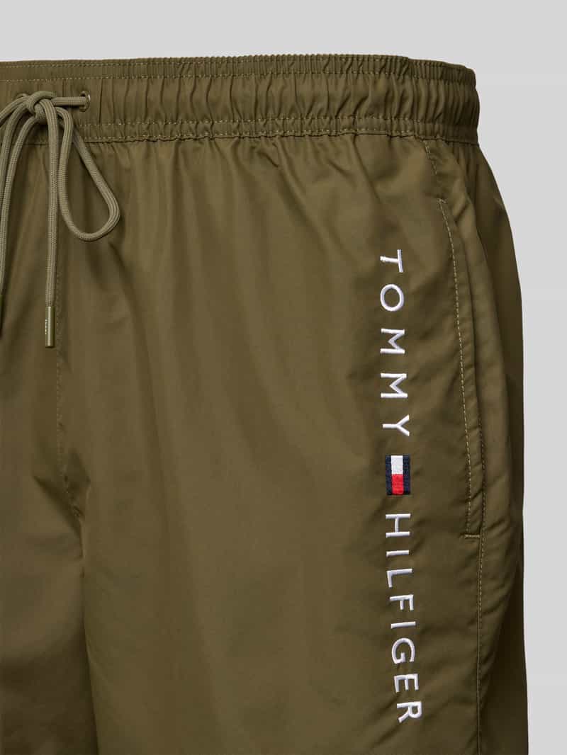 Tommy Hilfiger Regular fit zwembroek met tunnelkoord