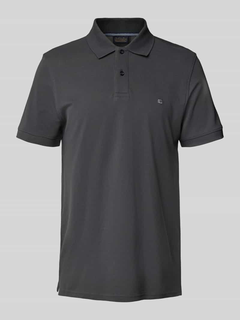 Christian Berg Men Regular fit poloshirt met logostitching