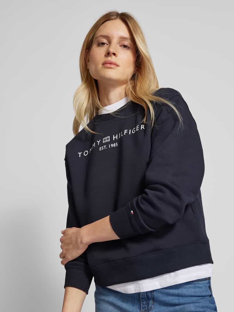 Tommy Hilfiger Sweatshirt met labelstitching