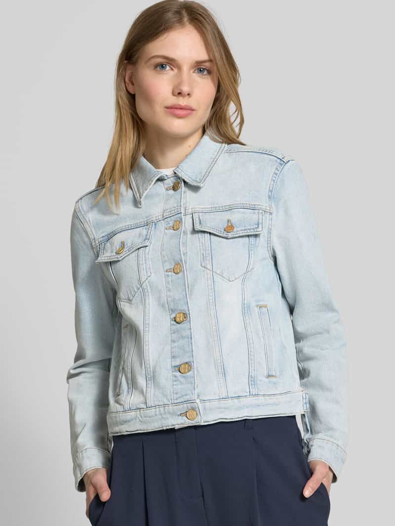 Marc O'Polo Regular fit jeansjack van katoenmix