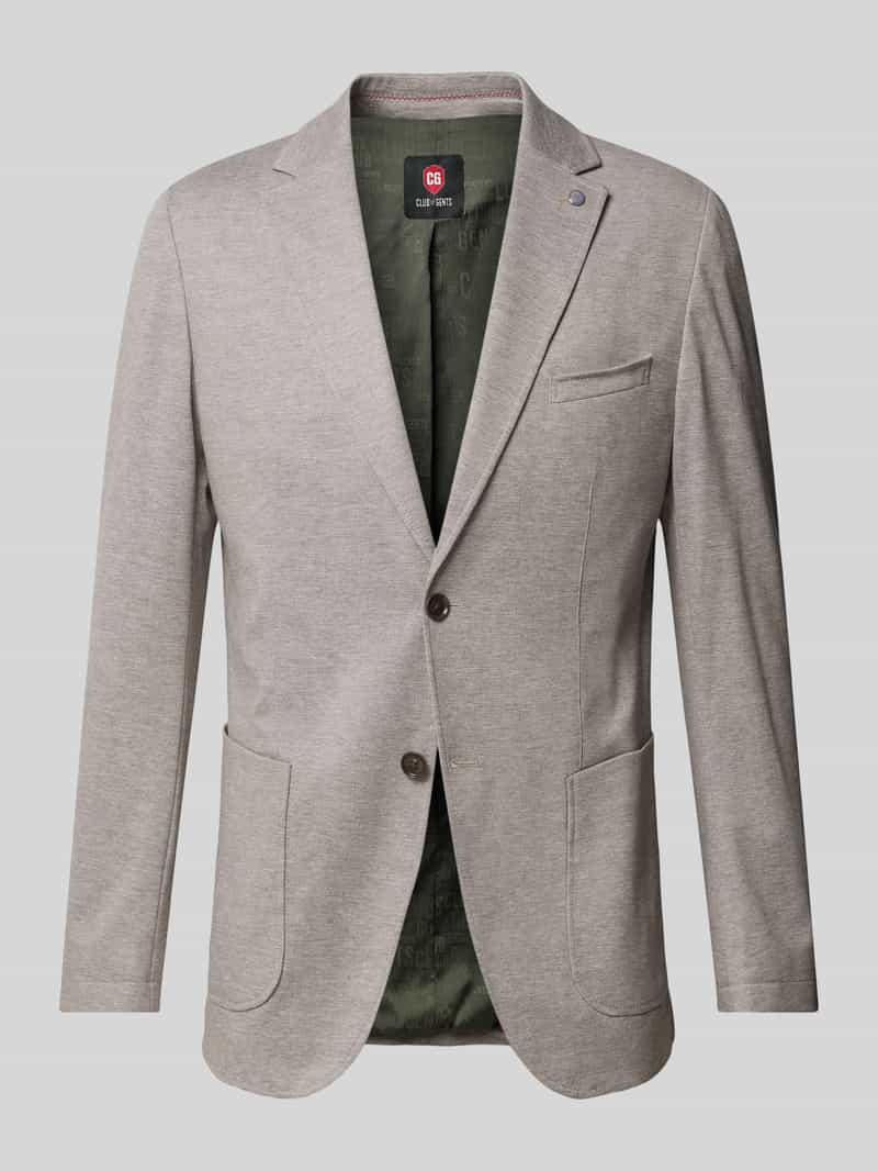 CG Club of Gents Colbert met opgestikte zakken model 'Cuba'