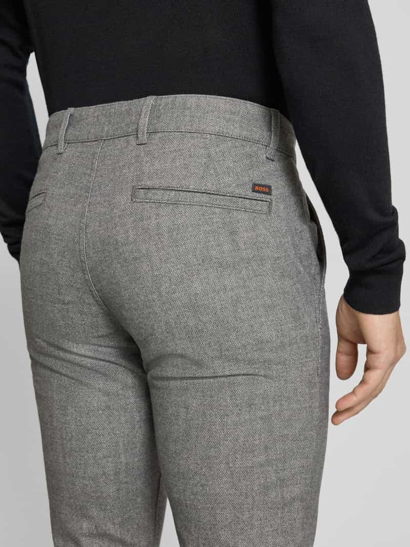 Boss Orange Slim fit chino van katoenmix