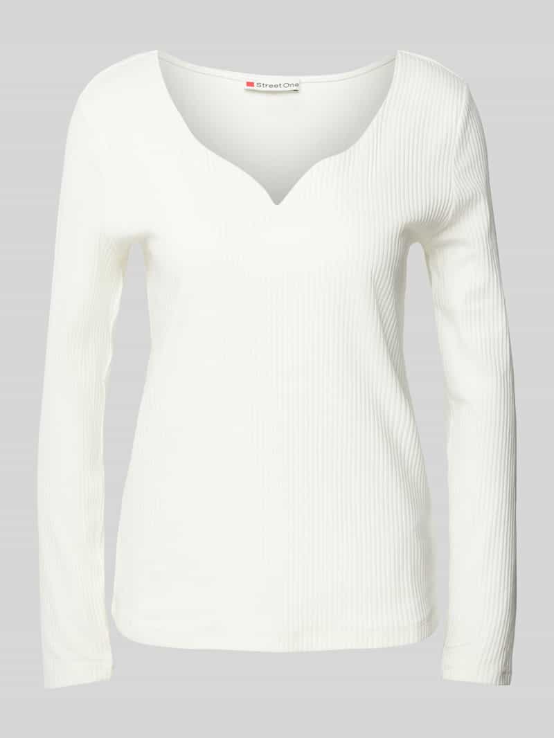 Street One Longsleeve met ronde hals