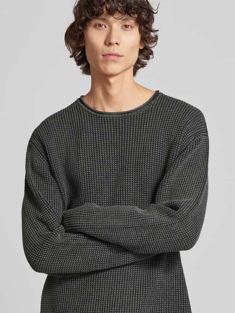 Redefined Rebel Gebreide pullover met rolzoom model 'RYAN'