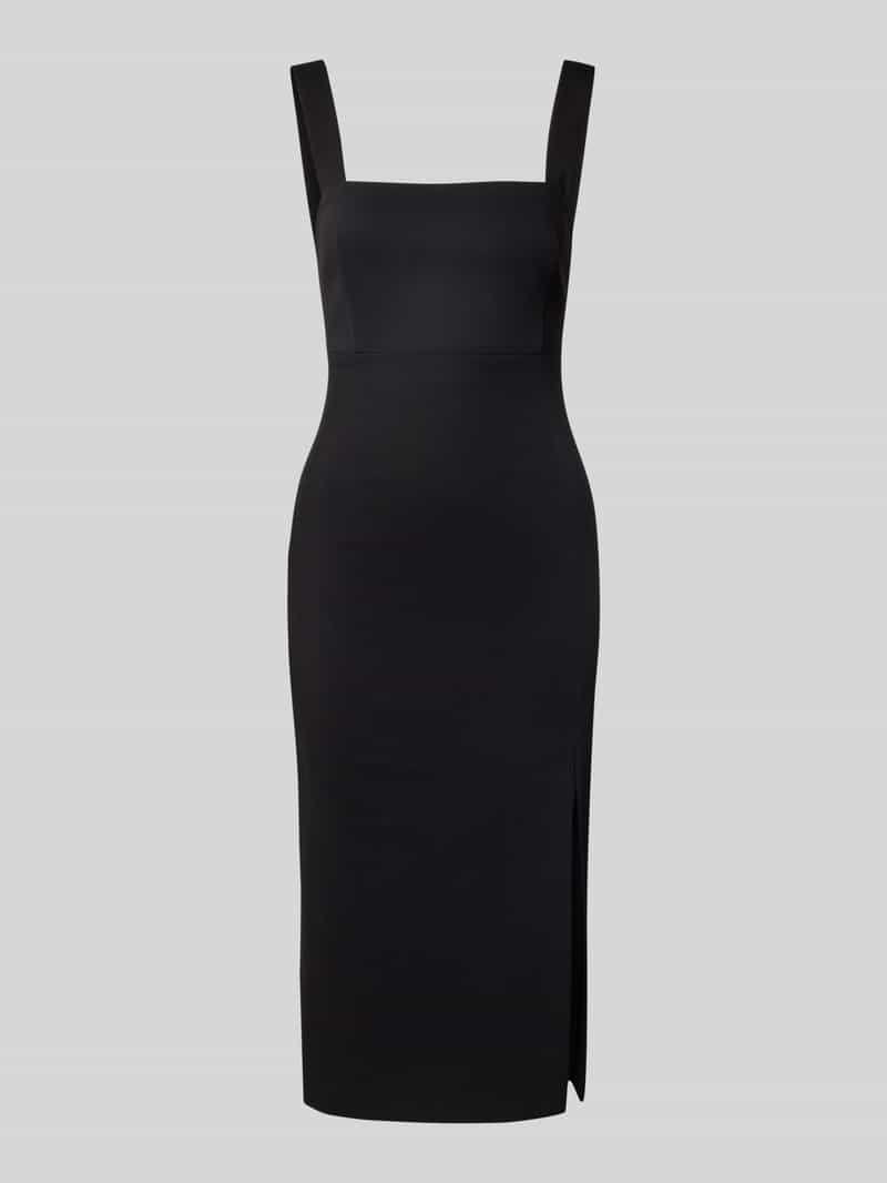 HUGO Midi-jurk met vierkante hals model 'Kubrina'