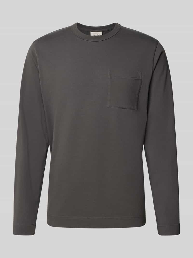 Forét Shirt met lange mouwen en borstzak model 'PLANET'