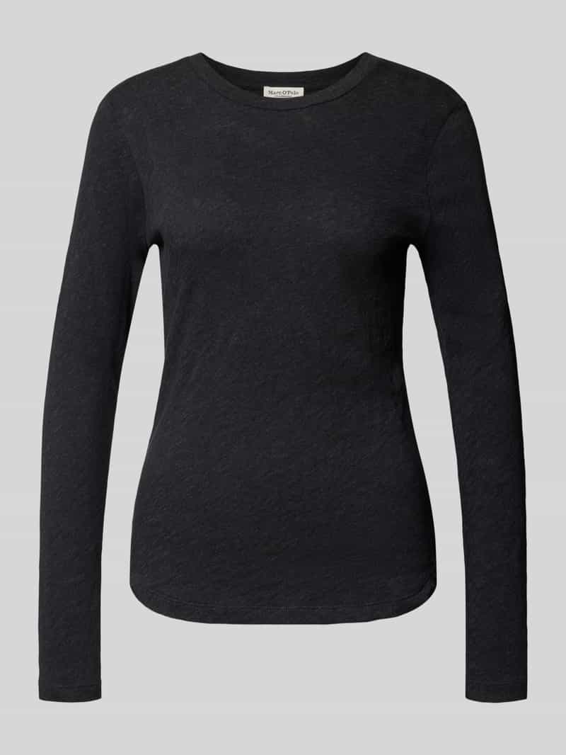 Marc O'Polo Shirt met lange mouwen met afgeronde zoom