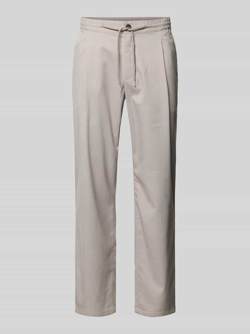 MCNEAL Regular fit stoffen broek met elastische band