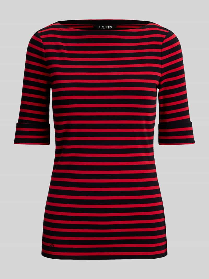 Lauren Ralph Lauren Slim fit t-shirt van katoenmix