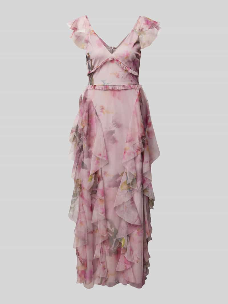 Lace & Beads Avondjurk met volants