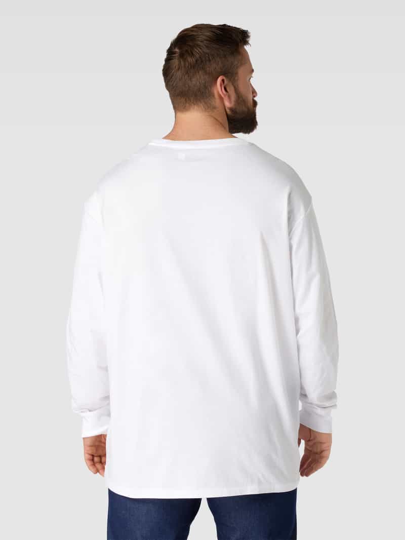 PLUS SIZE shirt met lange mouwen en ronde hals Polo Ralph Lauren Big & Tall