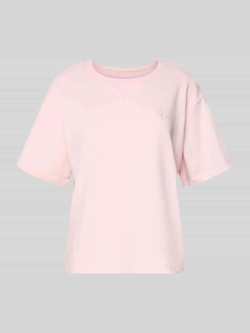 Kort sweatshirt met borduursel