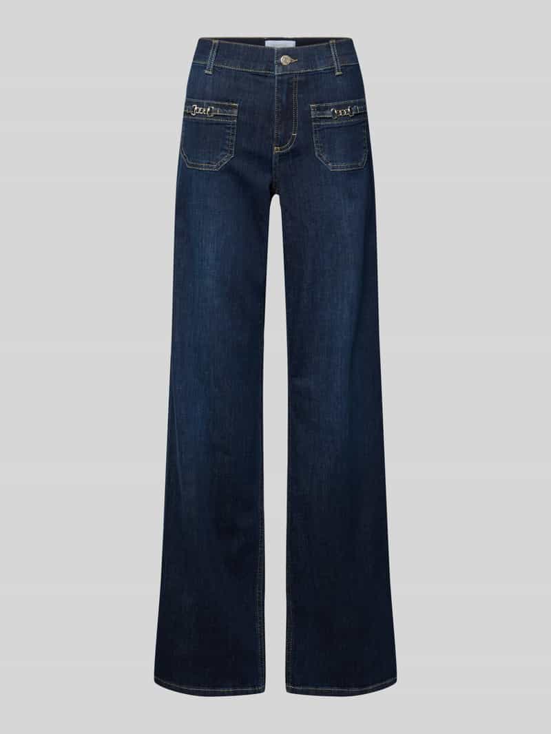 Angels Flared jeans met opgestikte zakken model 'LIZ SMART BUCKLE'