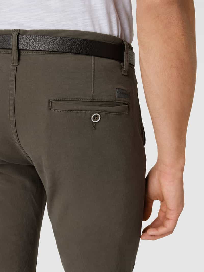 lindbergh Classic fit chino met achterzakken