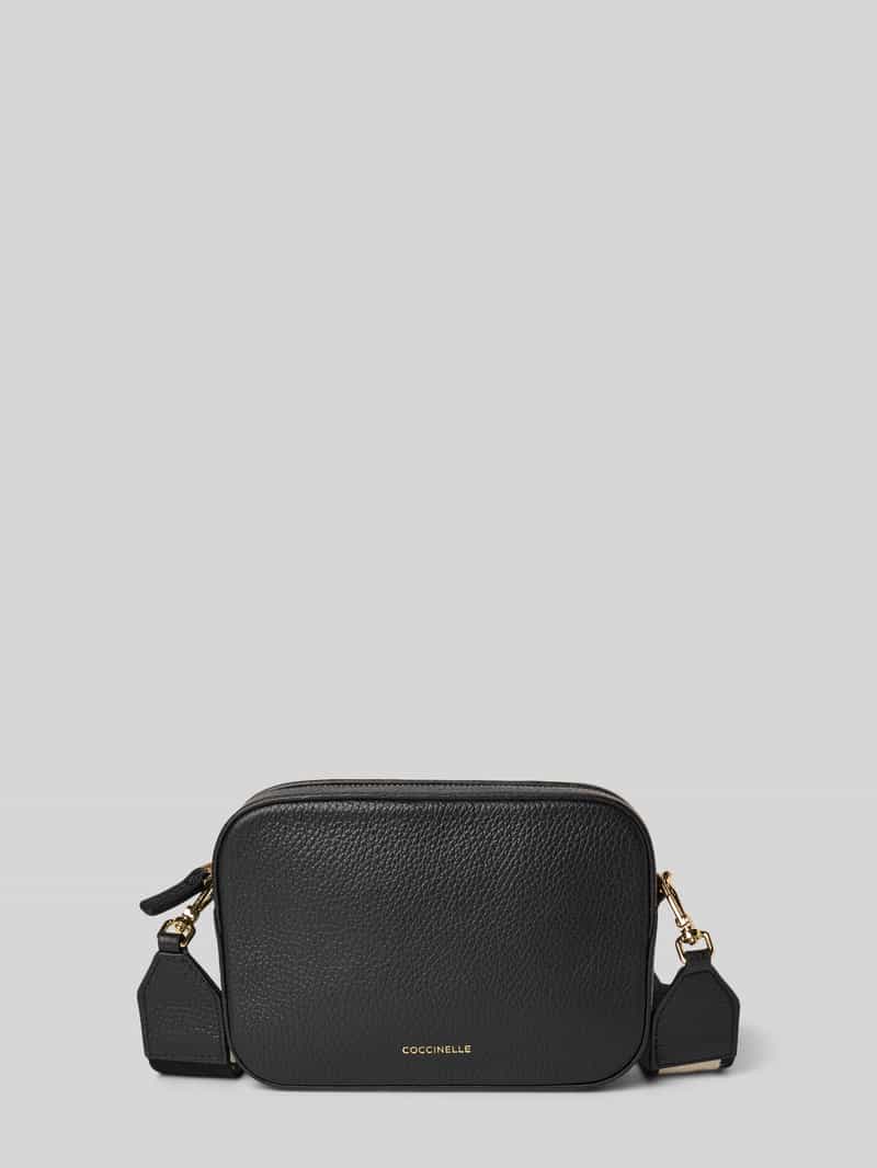 Coccinelle Handtas met labelapplicatie model 'TEBE'