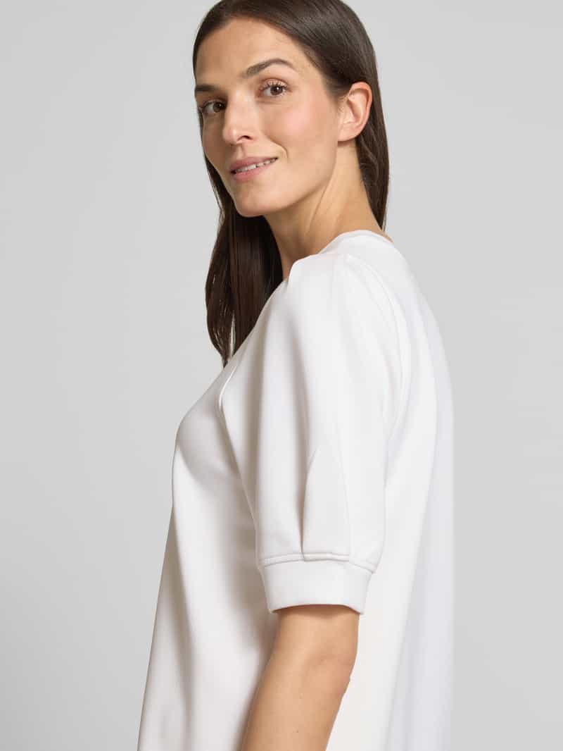 s.Oliver RED LABEL Regular fit scuba jurk met pofmouwen