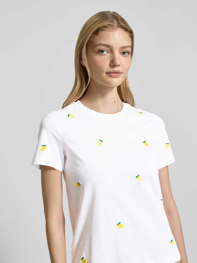Only Regular fit T-shirt van puur katoen model 'KETTY LIFE'