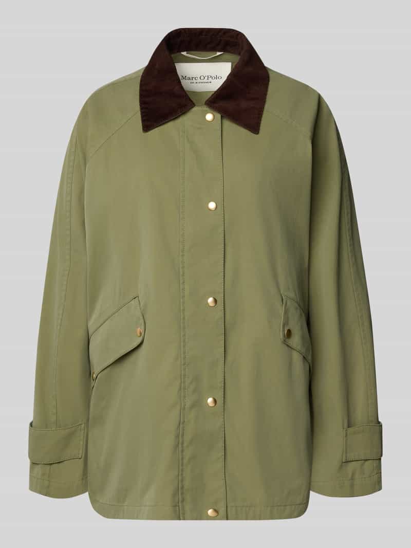 Marc O'Polo Relaxed fit barn jacket van hoogwaardig canvas