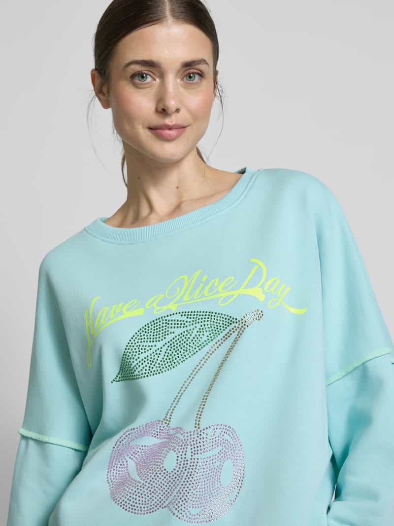 miss goodlife Oversized sweatshirt met statementprint