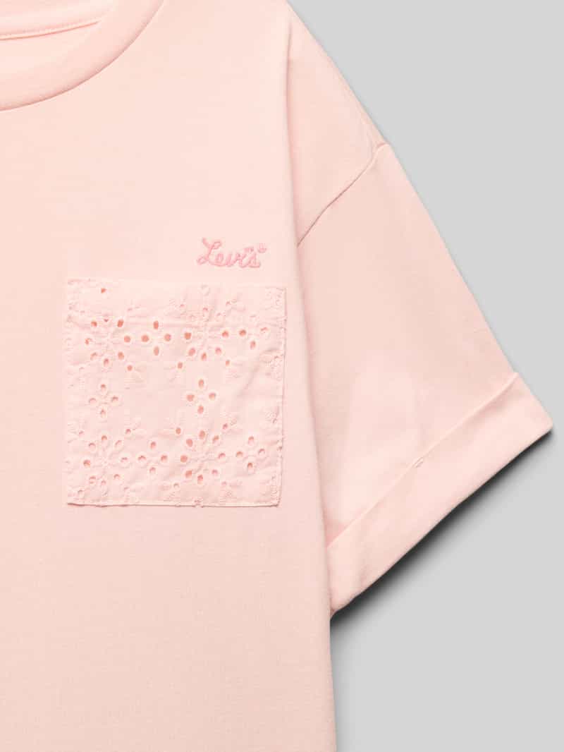 Levi s Kids T-shirt met labelstitching
