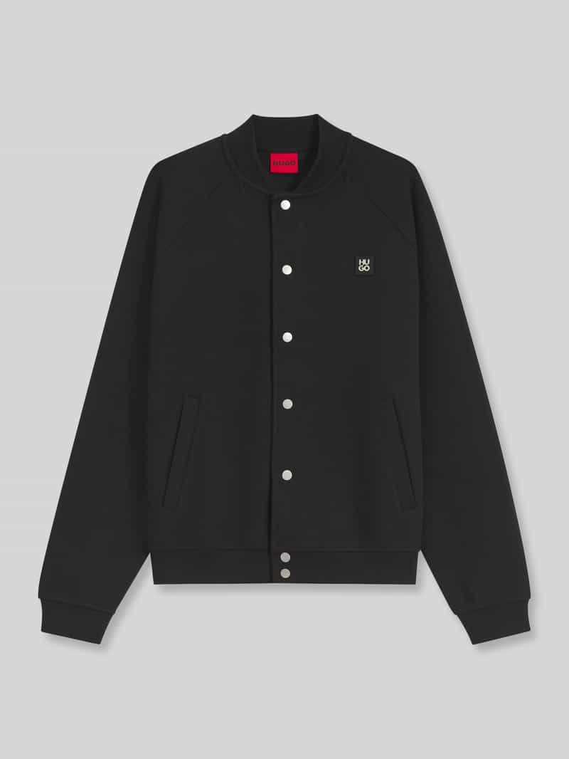 oversize fit sweatjack van katoenmix model 'Dabins'