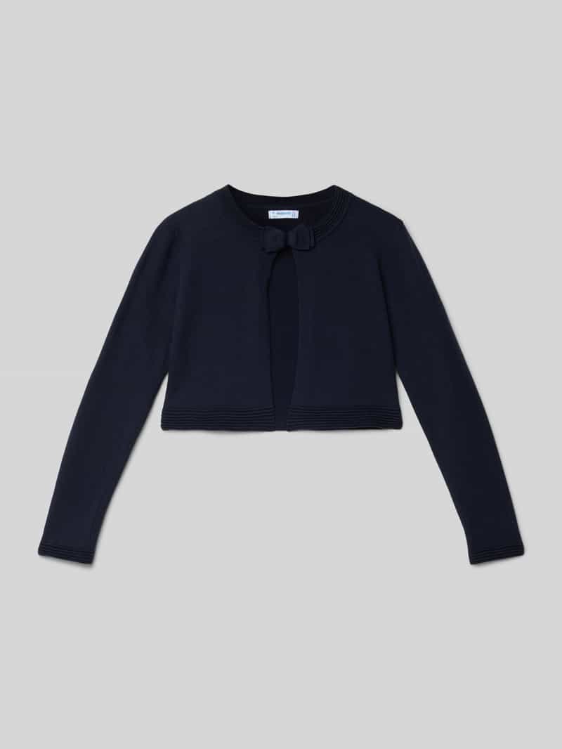 Mayoral Gebreid jack met strikdetail