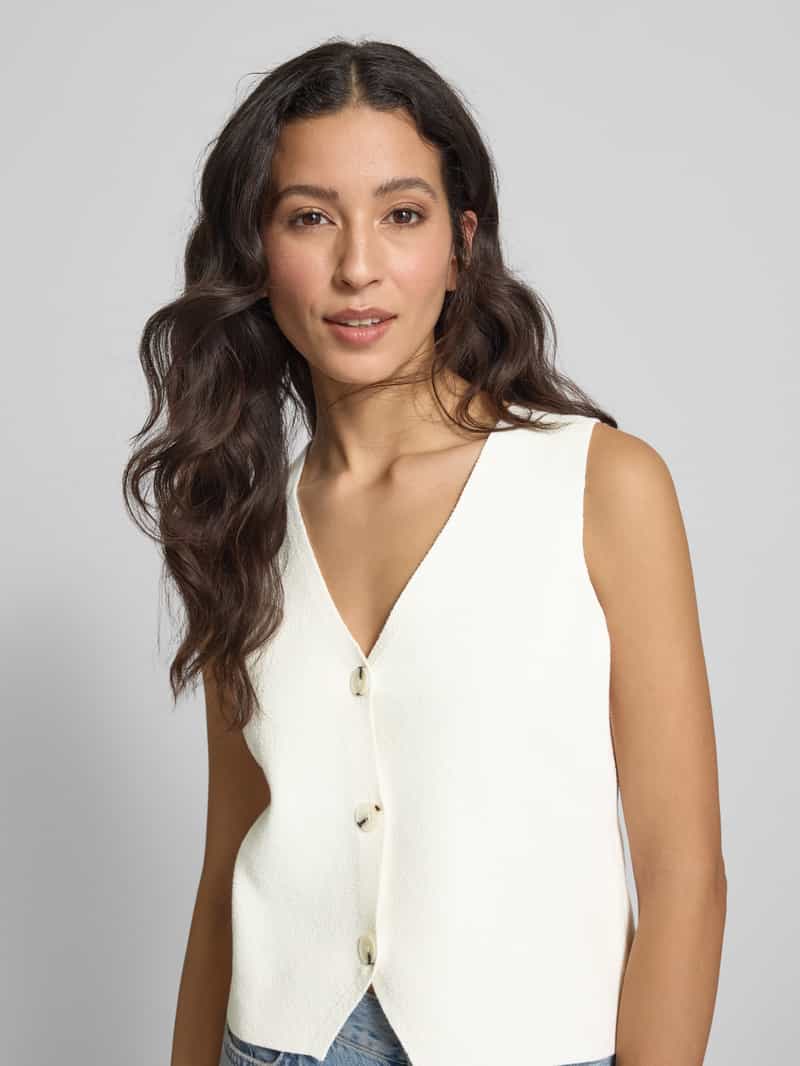 Opus Gilet in gebreide look model 'Difora'