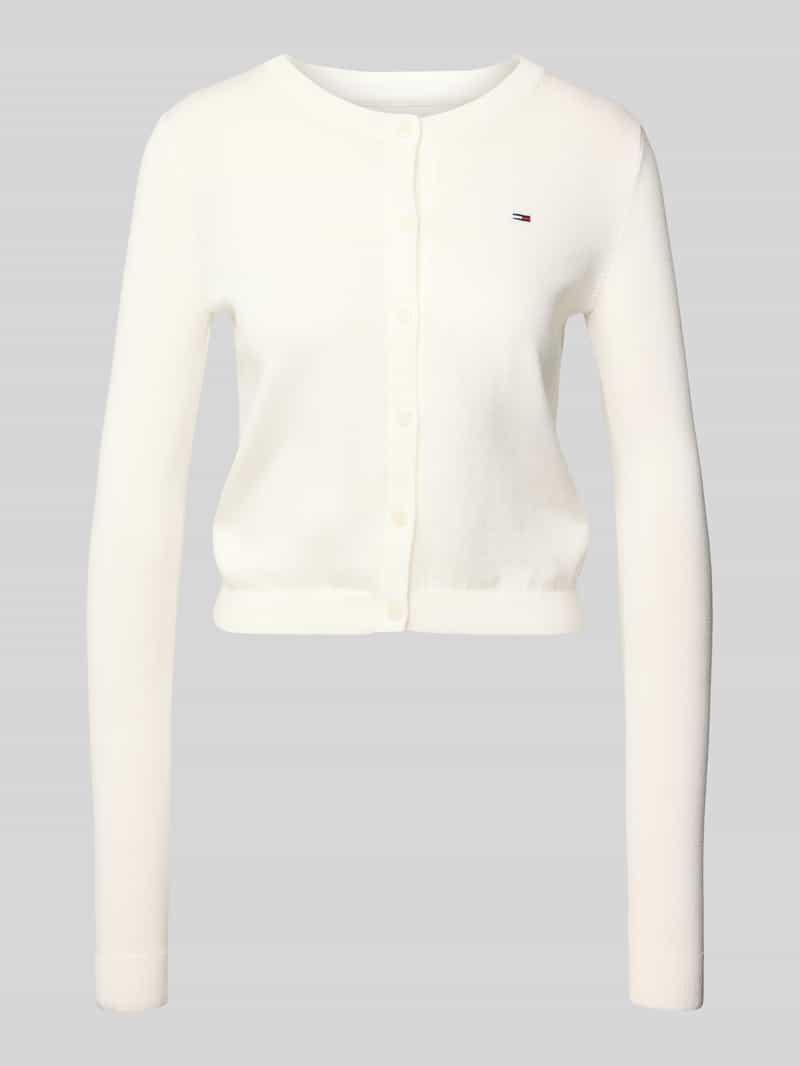Tommy Jeans Regular fit cardigan van katoen