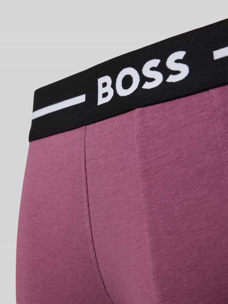 Boss Boxershort met elastische band met logo in een set van 3 stuks
