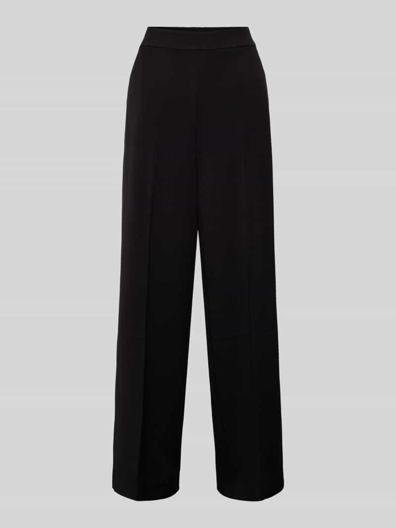 Selected Femme Stoffen broek met wijde pijpen en elastische band