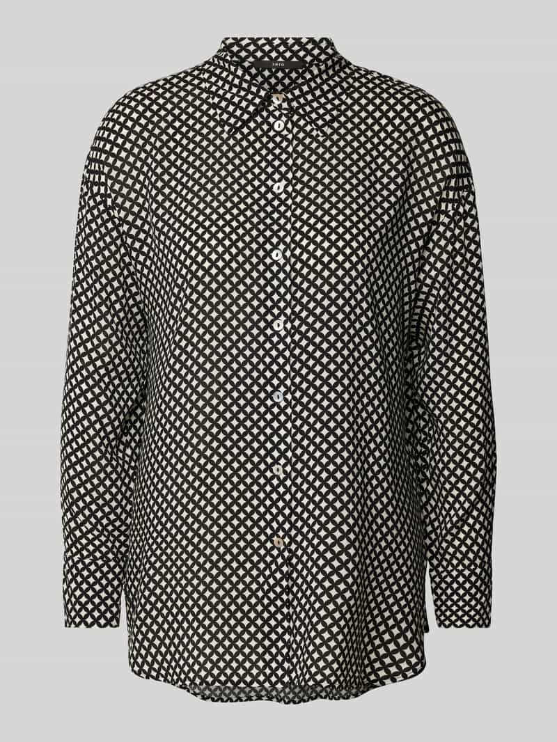 Zero Regular fit blouse met overhemdkraag