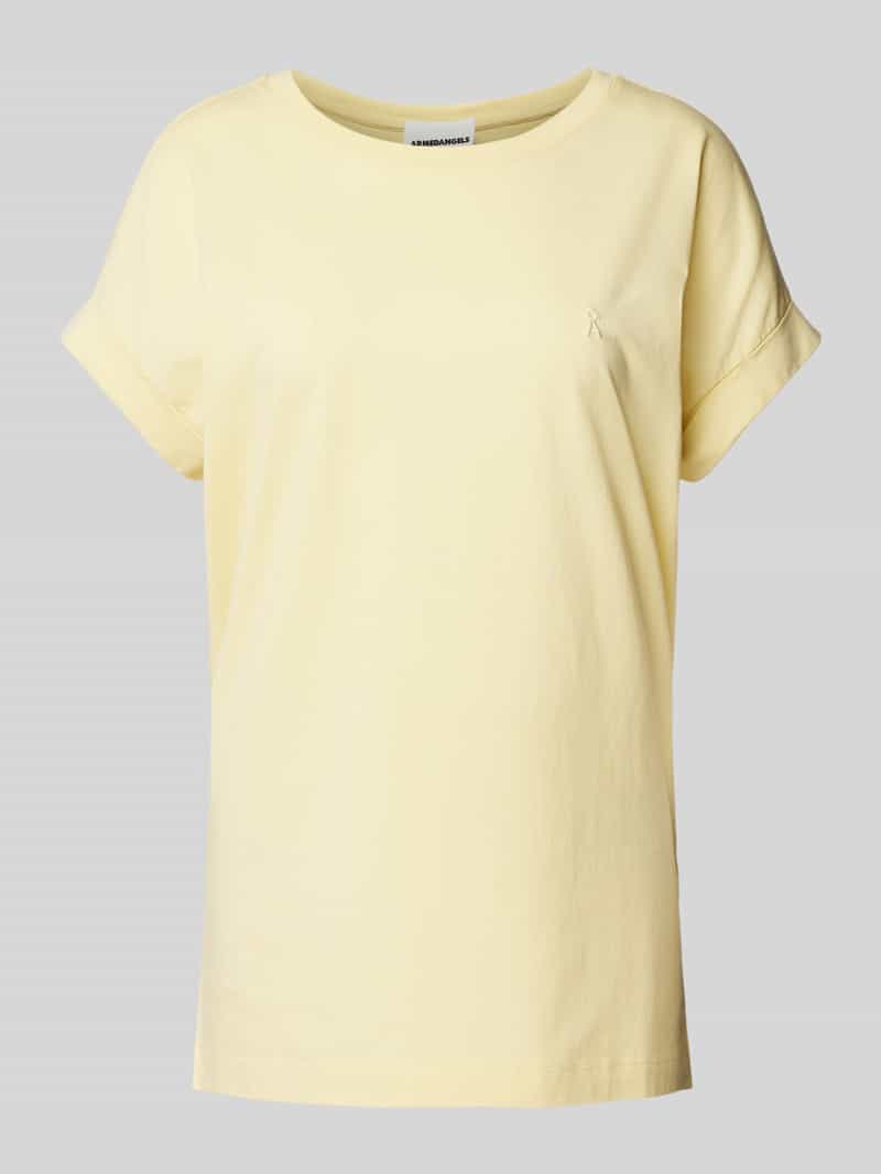 ARMEDANGELS T-shirt met labelstitching model 'IDAARA'