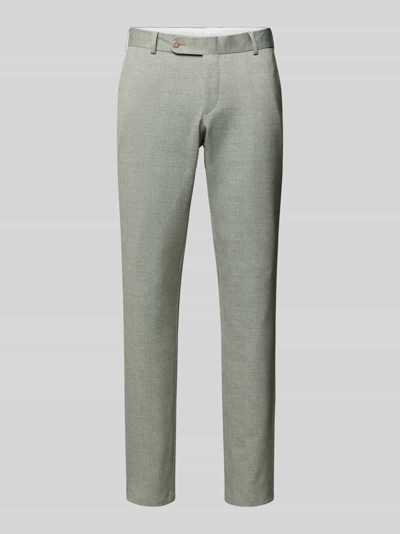 ATELIER TORINO Stoffen broek met Franse steekzakken