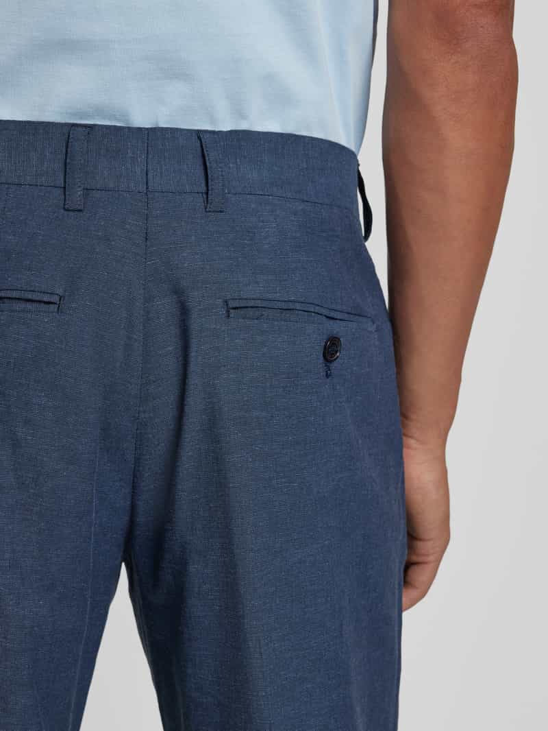 Matinique Slim fit pantalon met achterzakken model 'las'