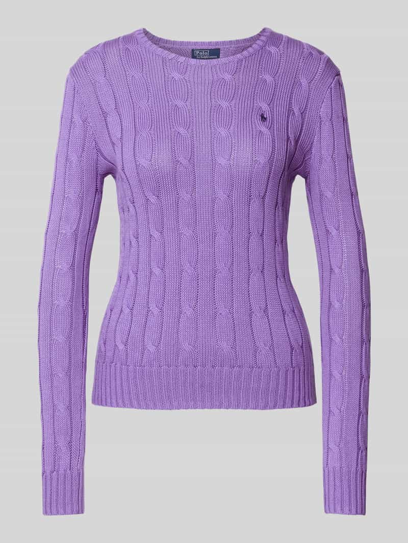 Polo Ralph Lauren Gebreide pullover met logostitching model 'JULIANNA'