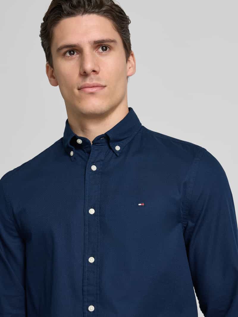 Tommy Hilfiger Slim fit vrijetijdsoverhemd van puur katoen