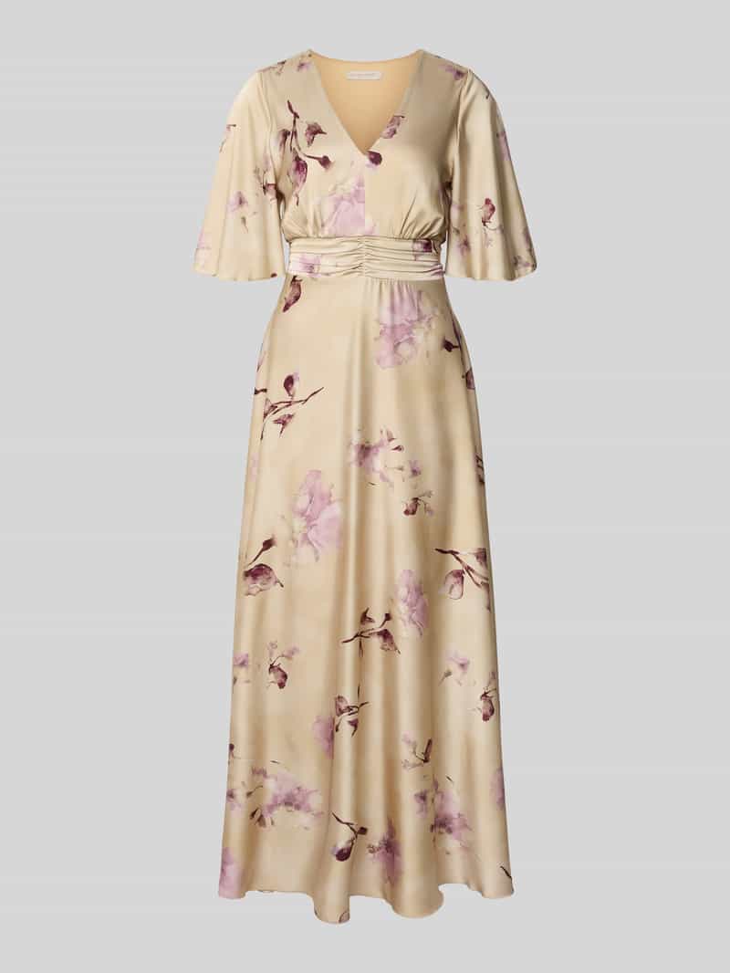 RINASCIMENTO Cocktailjurk in midilengte met all-over bloemenprint