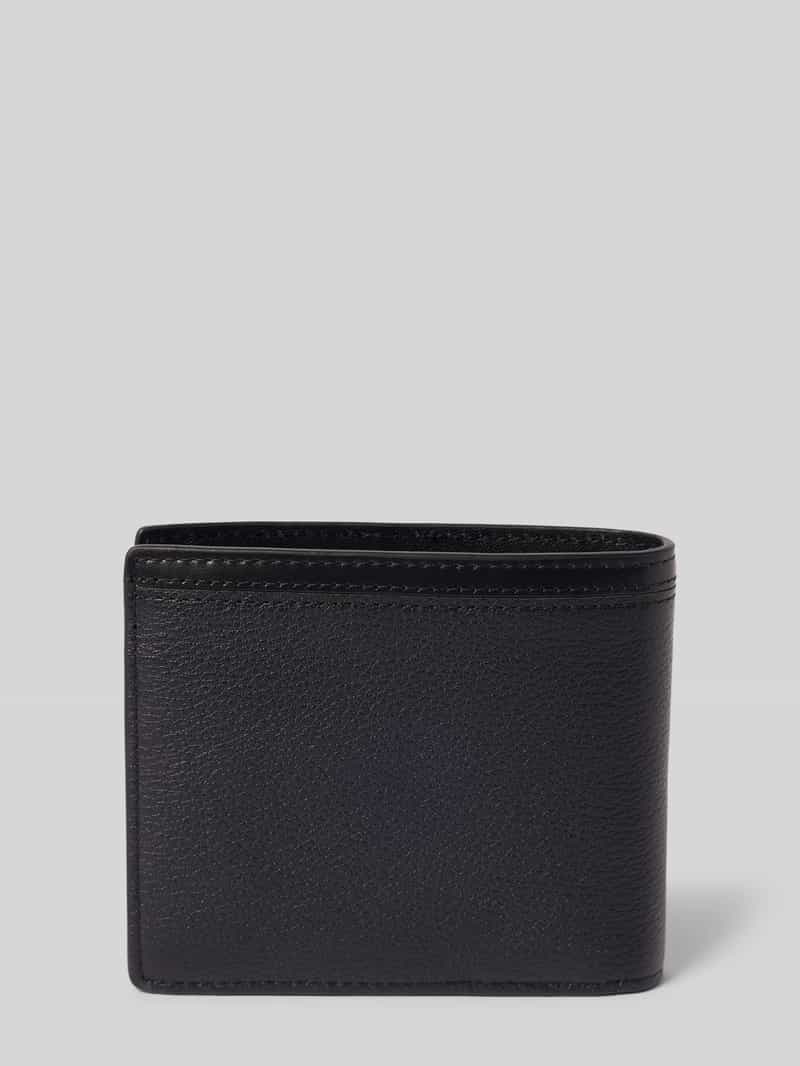 Tommy Hilfiger Portemonnee van echt leer model 'CORP CC AND COIN'