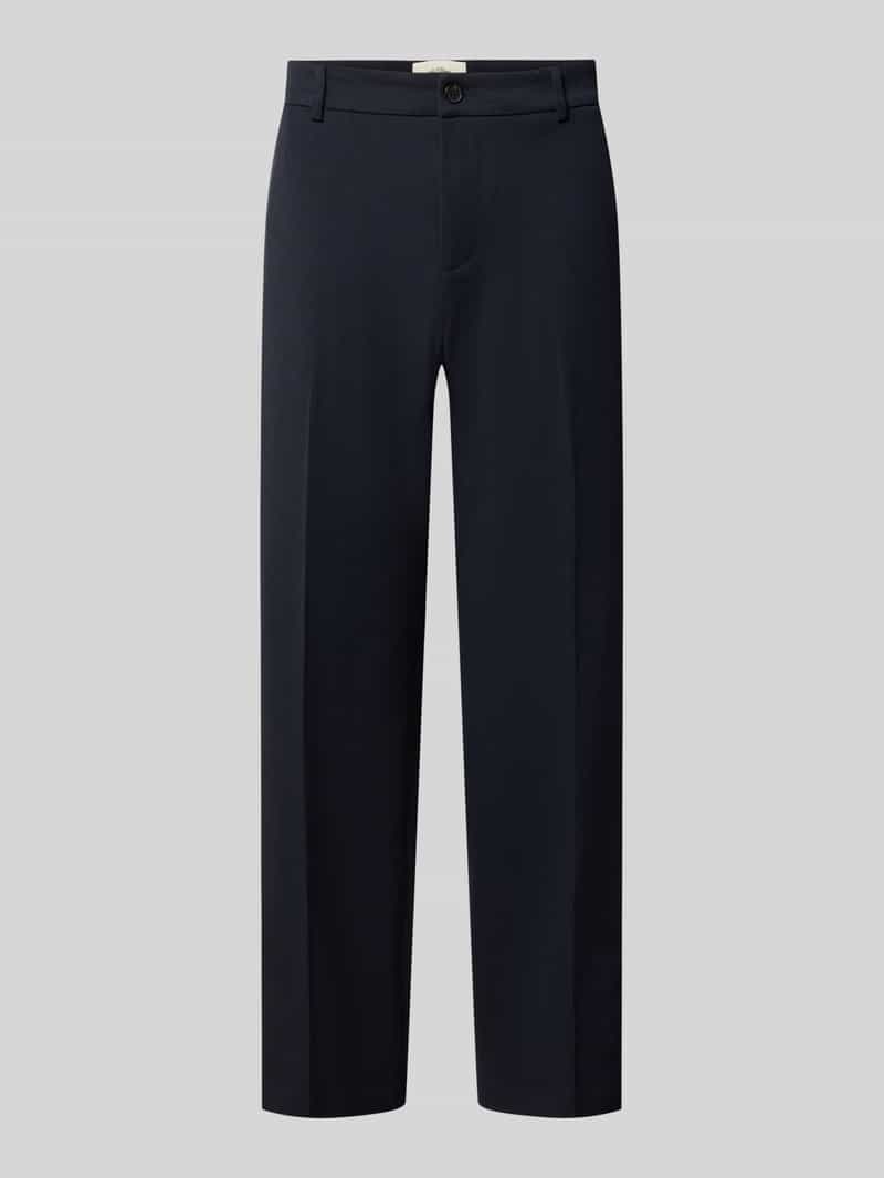 Les Deux Stoffen broek met persplooi en steekzakken