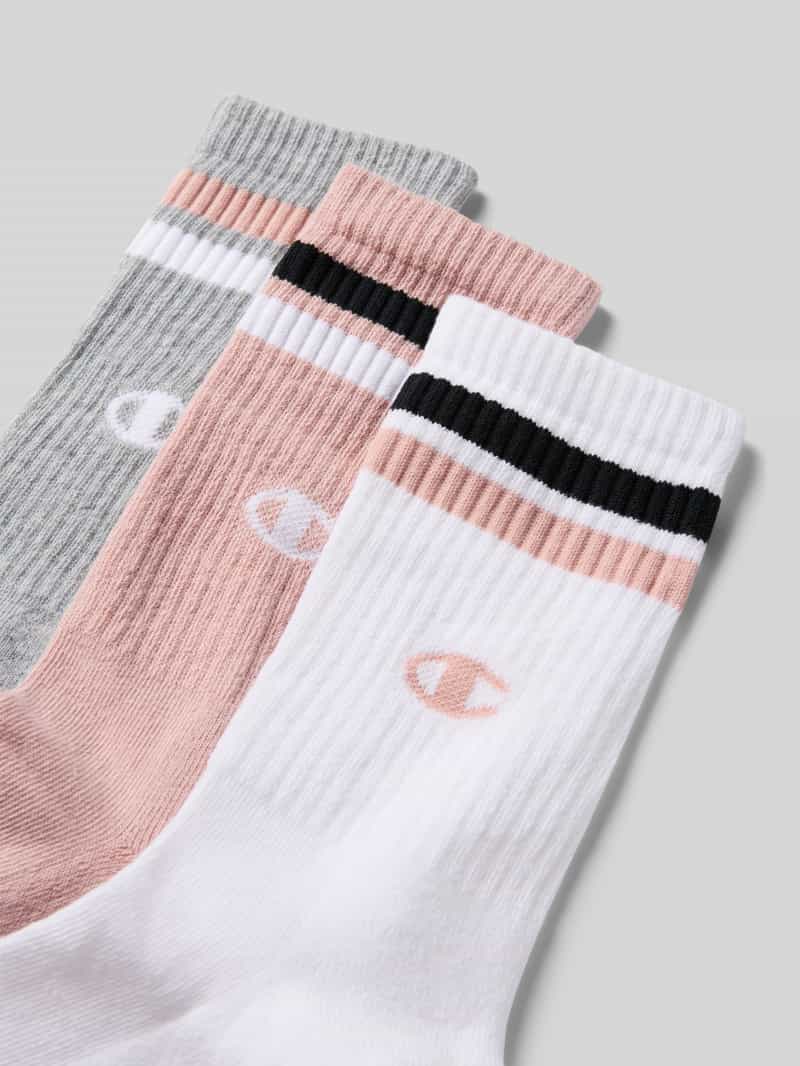 Champion Sokken met labelprint in een set van 3 paar