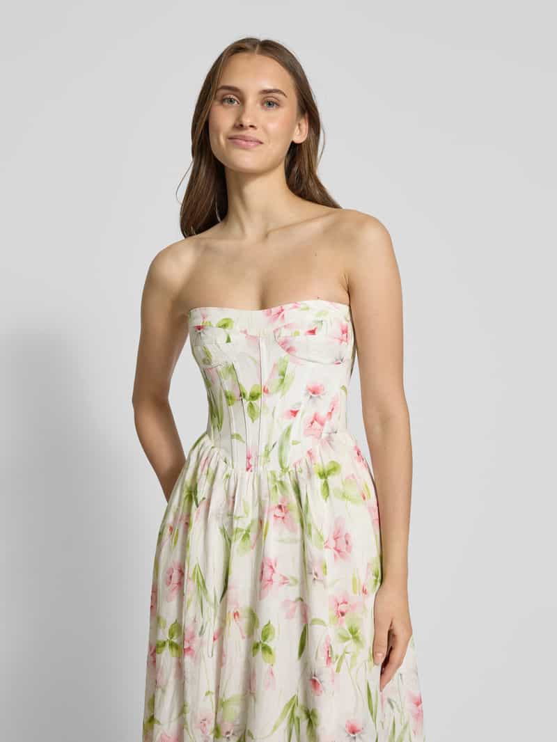 bardot Cocktailjurk in laagjeslook model 'LOLA'