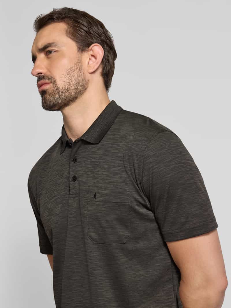 RAGMAN Poloshirt met labelstitching