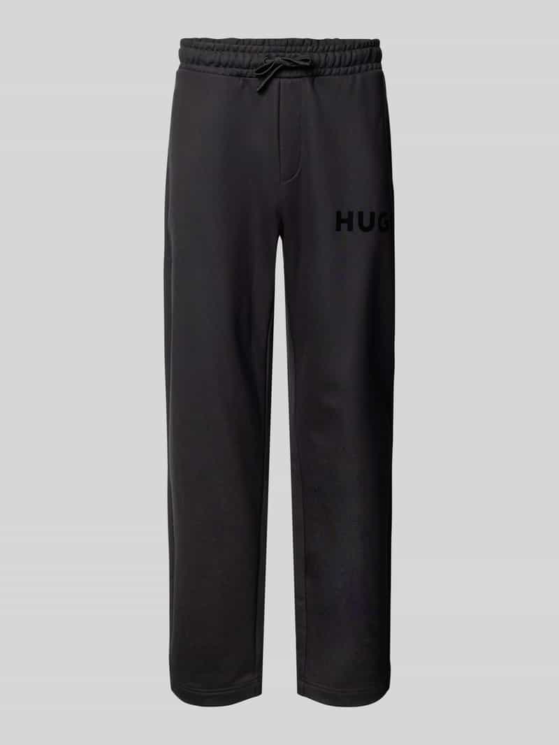 HUGO Regular fit sweatbroek van puur katoen model 'DUMRULO'