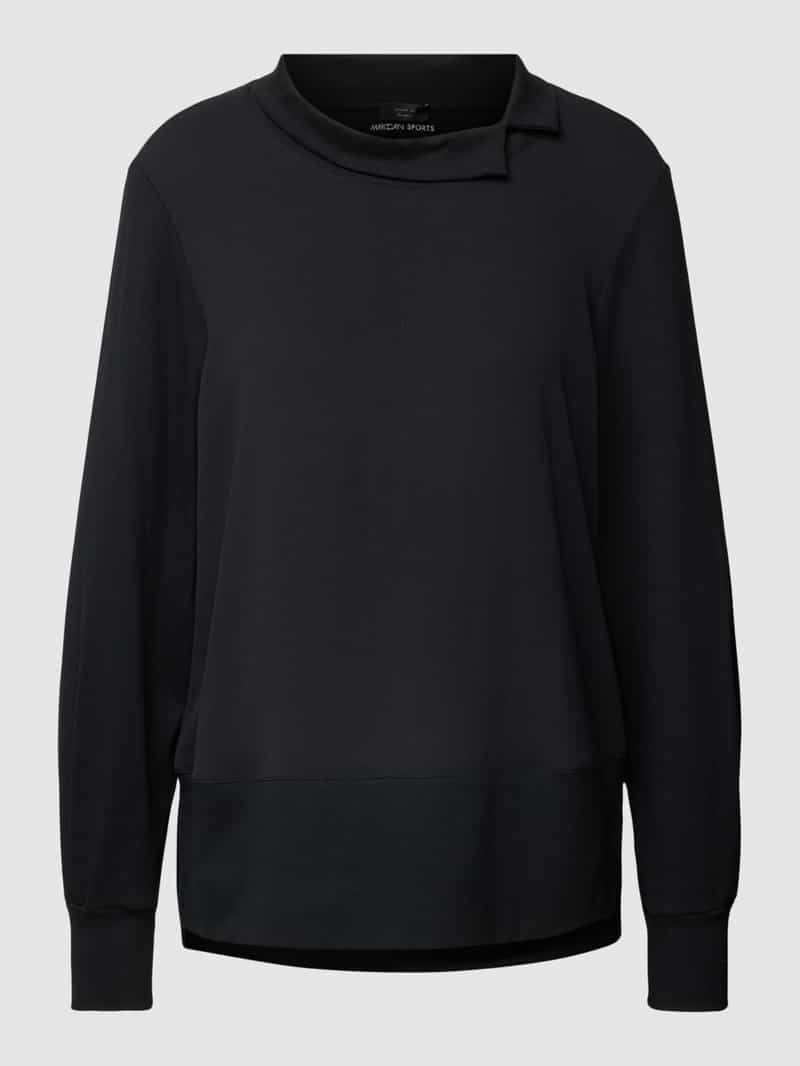 Marc Cain Shirt met lange mouwen in effen design