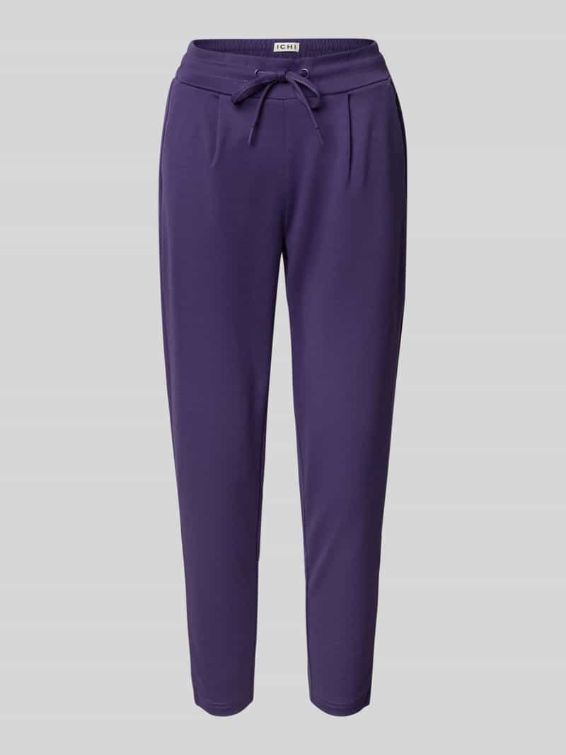 Ichi Joggingbroek met verkorte pasvorm en elastische band