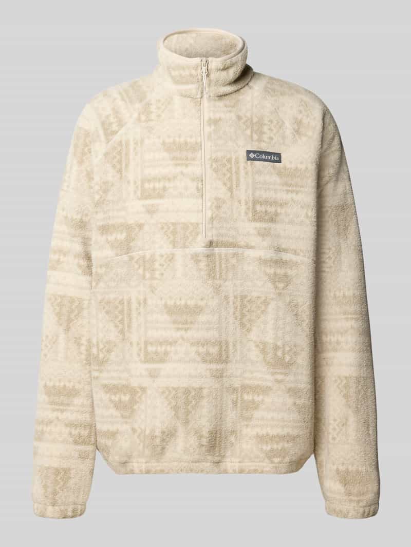 Fleecepullover met label-details model 'Timber Crest™'