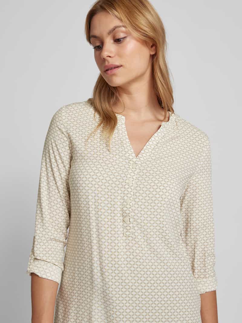 Christian Berg Woman Blouse met fijn all-over motief