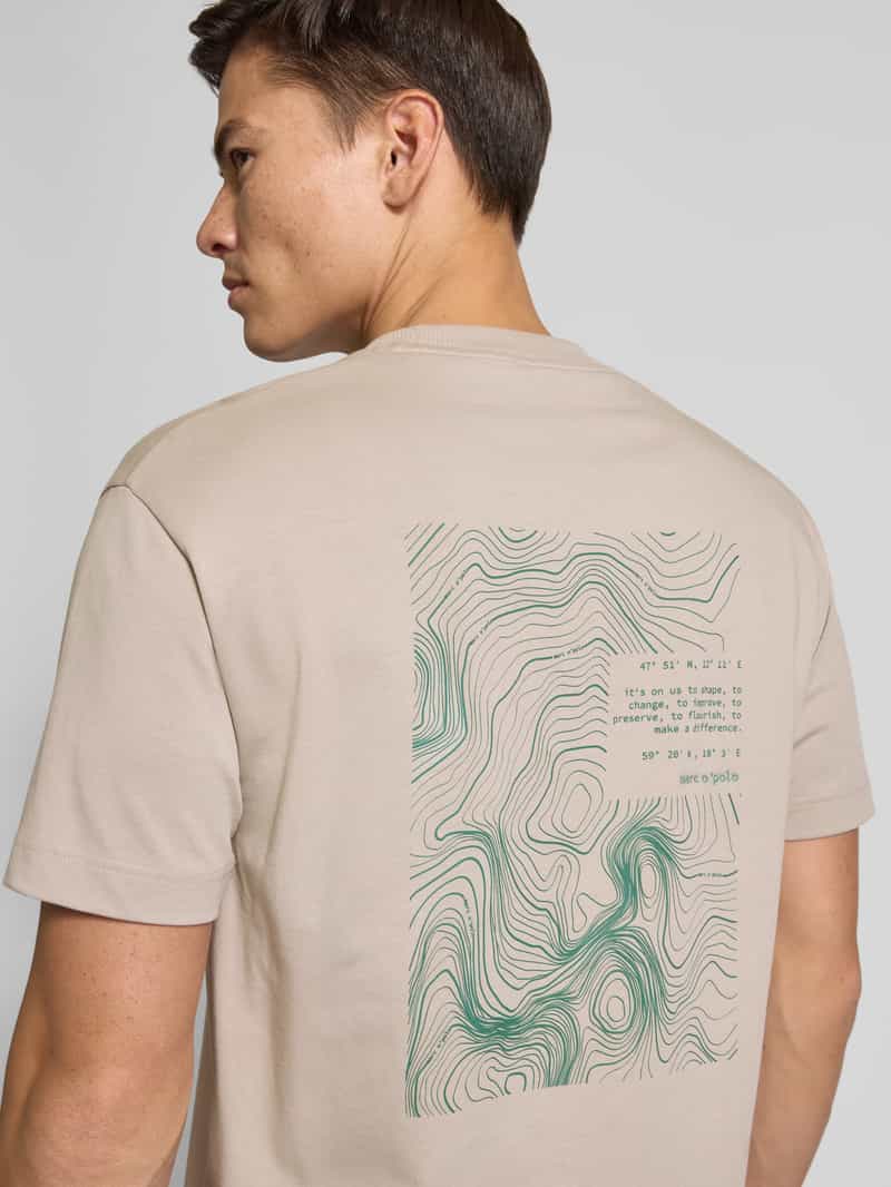 Marc O'Polo Regular fit T-shirt van puur katoen